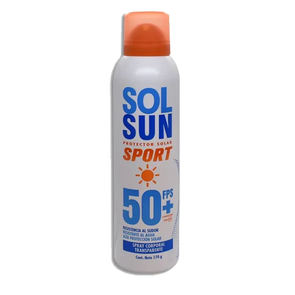 SOLSUN SPORT PROT SOL FPS+50 1SPRAY 170G