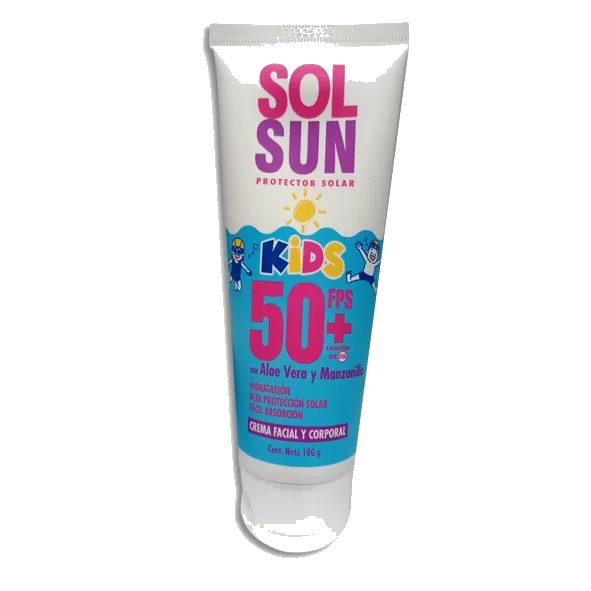 SOL SUN KIDS PROTECTOR SOLAR 50+ BELABEL