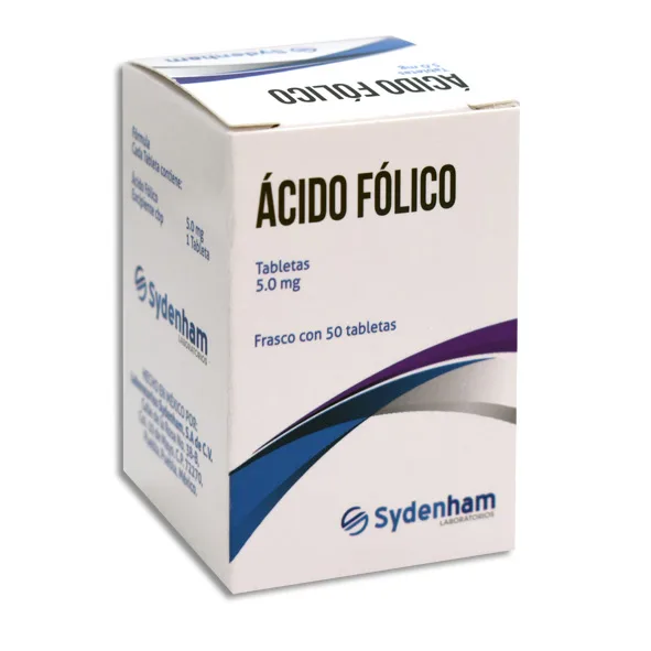 ACIDO FOLICO 5MG FCO 50 TAB LGEN