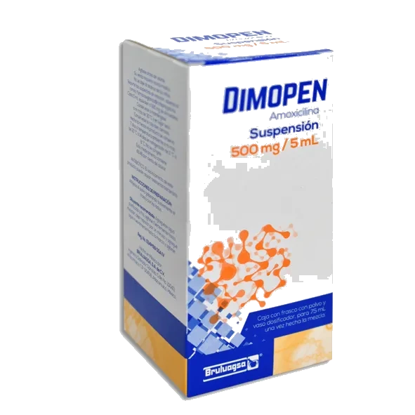 DIMOPEN(AMOXICILINA 500MG/5ML)75ML SUSP