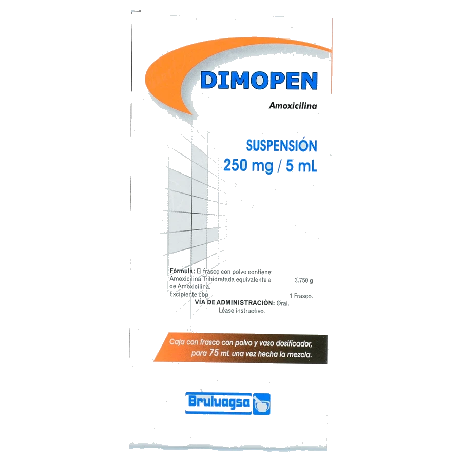 DIMOPEN (AMOXICILINA 250MG/5ML)75ML SUSP