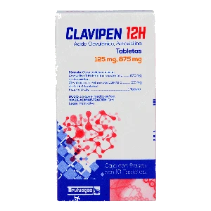 CLAVIPEN 12H (875MG/125MG) 10TABS