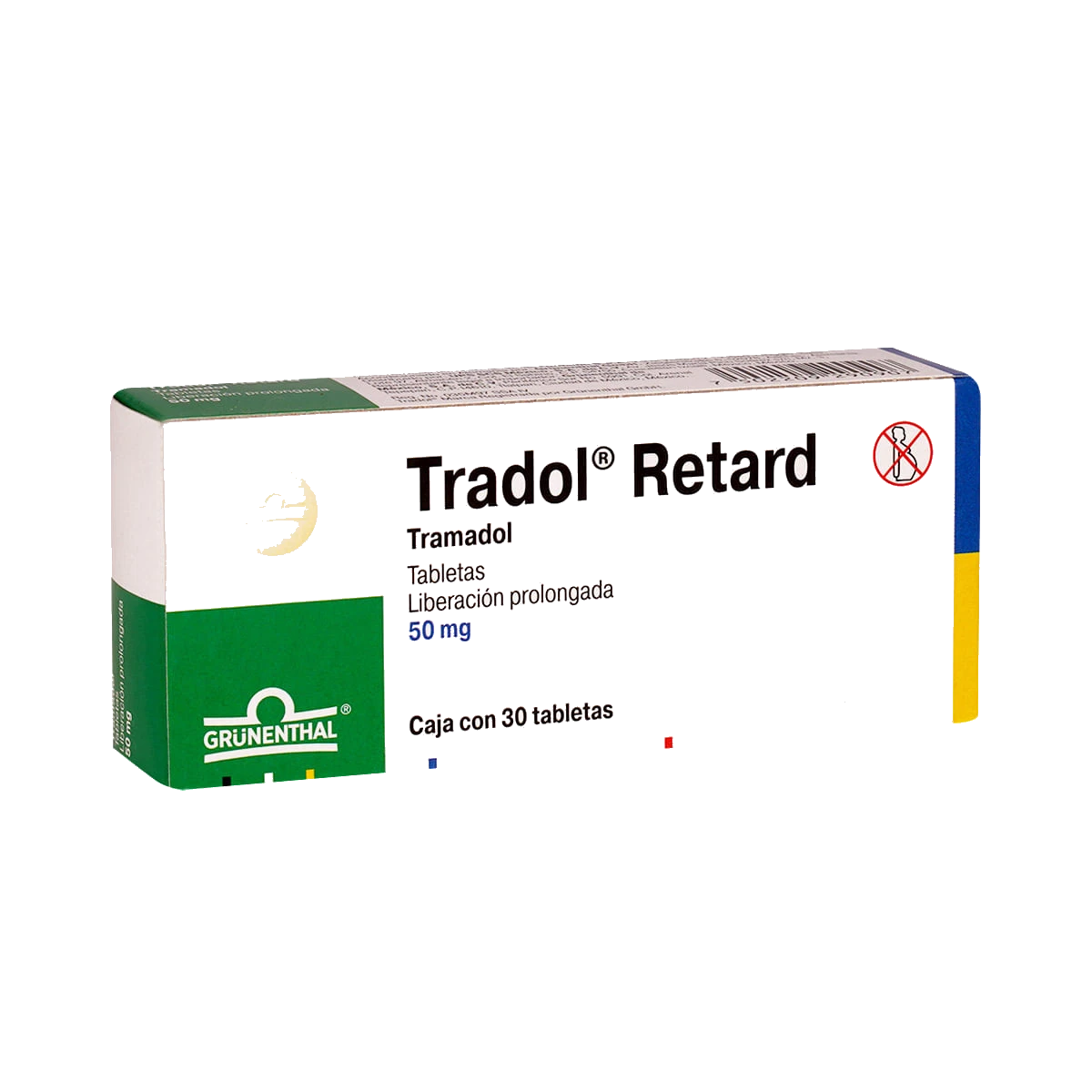 Tradol Retard 50 Mg 30 Tabletas