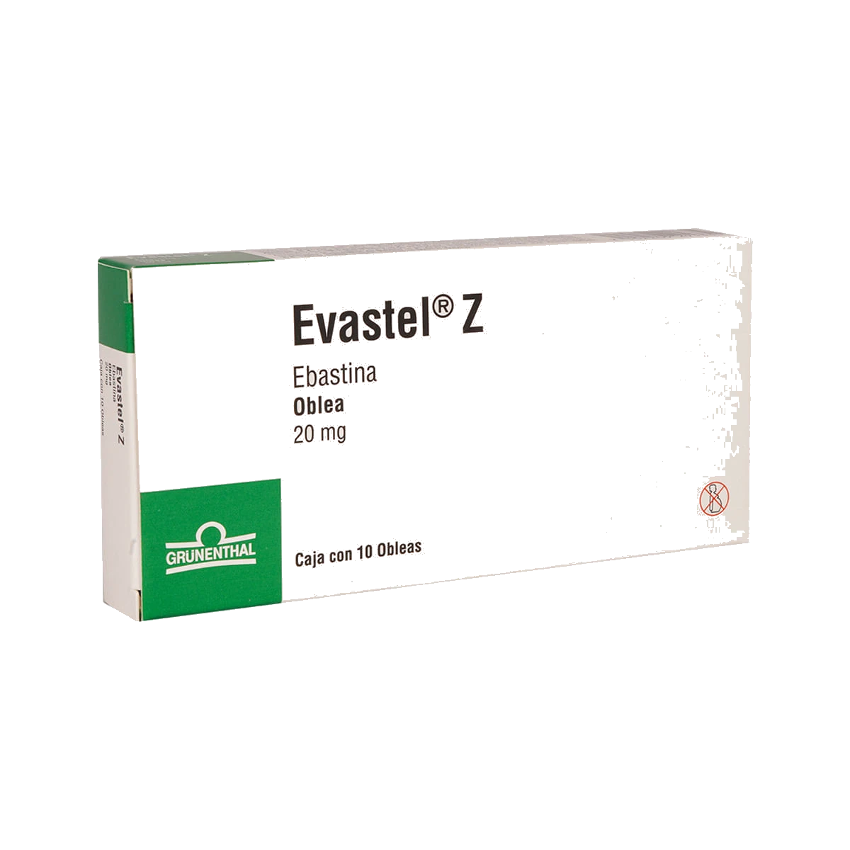 EVASTEL-Z 20 MG 10 OBLEAS