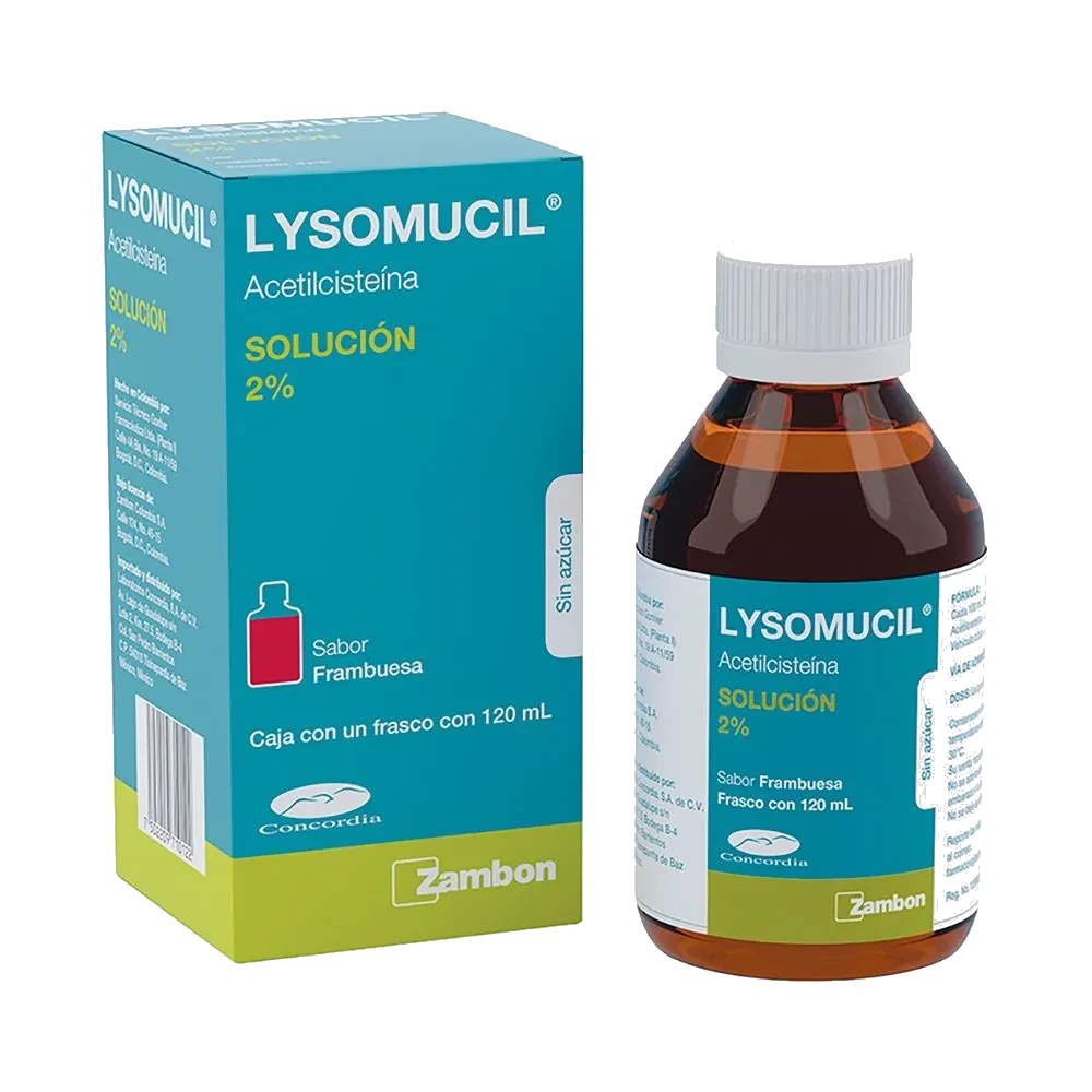 LYSOMUCIL 2% FRAMBUESA SOL 120ML