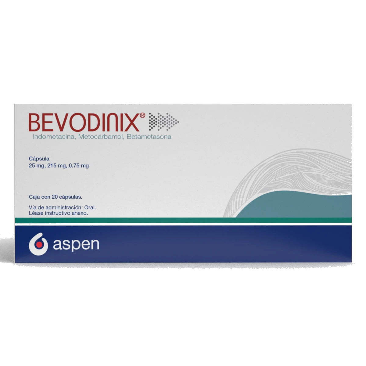 Bevodinix 25/215/0.75 Mg 20 Cápsulas