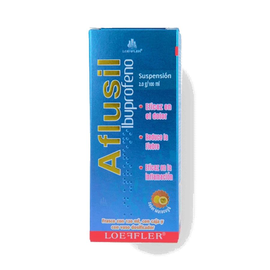 AFLUSIL (IBUPROFENO 100MG/5ML)120ML SUSP