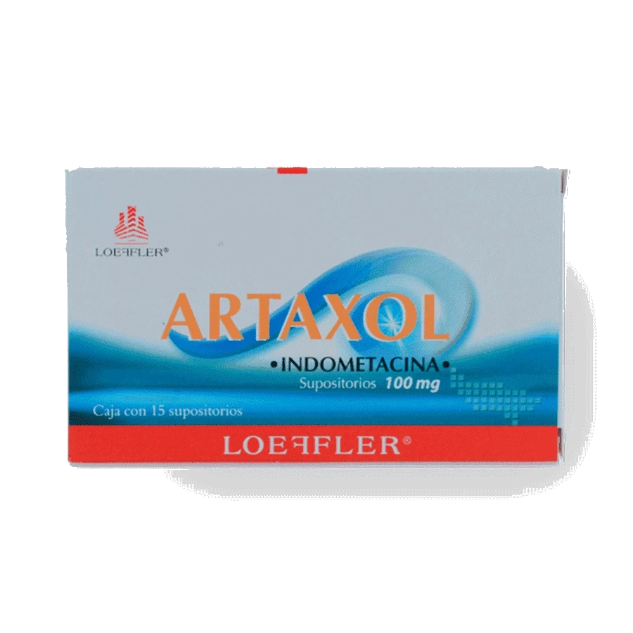 ARTAXOL (INDOMETACINA 100MG) 15SUPOS