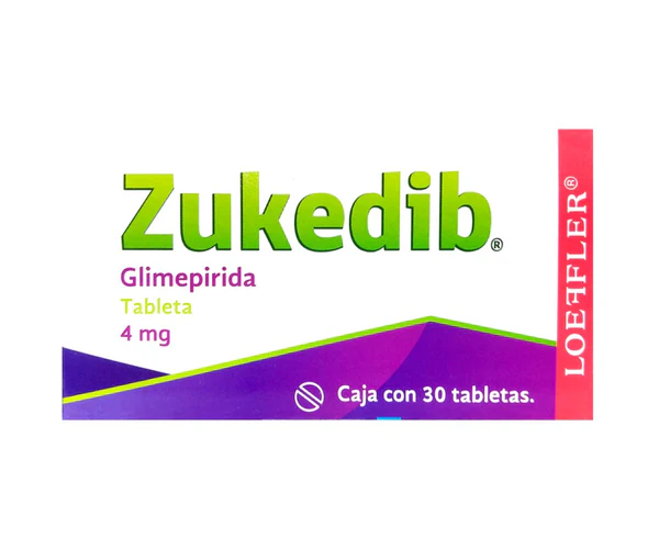 ZUKEDIB (GLIMEPIRIDA 4MG) 30TABS