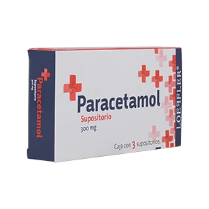PARACETAMOL 300MG (PIREMOL) 3SUPOS