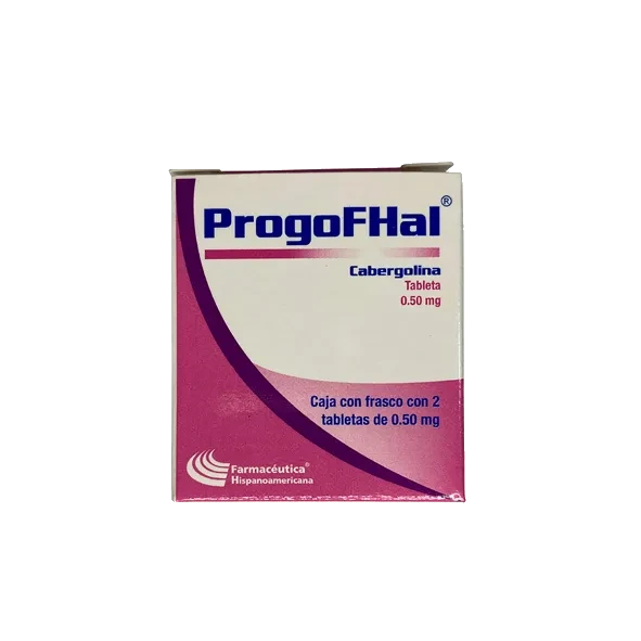 PROGOFHAL (CABERGOLINA 0.50MG) 2TABS