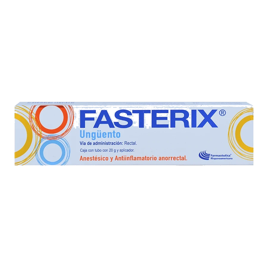 Fasterix Lidocaína/Hidrocortisona/Subacetato Aluminio 5/0.25/3.5 G 20 G Genérico Farm Hispa