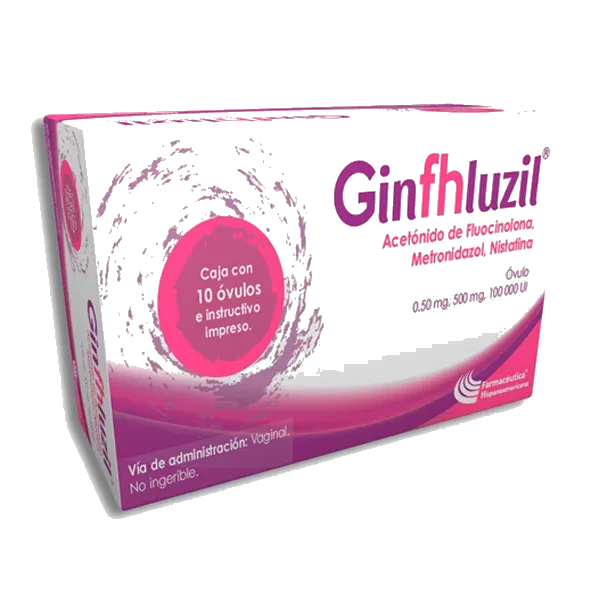 GINFHLUZIL 0.50/0.500MG/100,000UI OVULOS C/10 *HIS*
