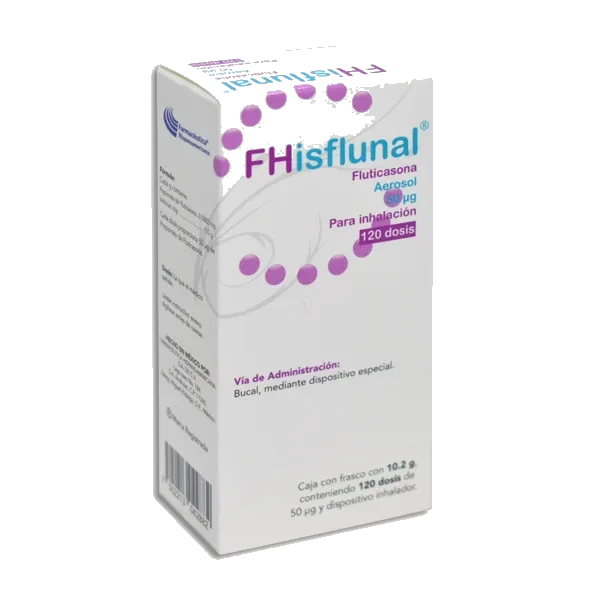 FHISFLUNAL(FLUTICASONA)120DOSIS AEROSOL