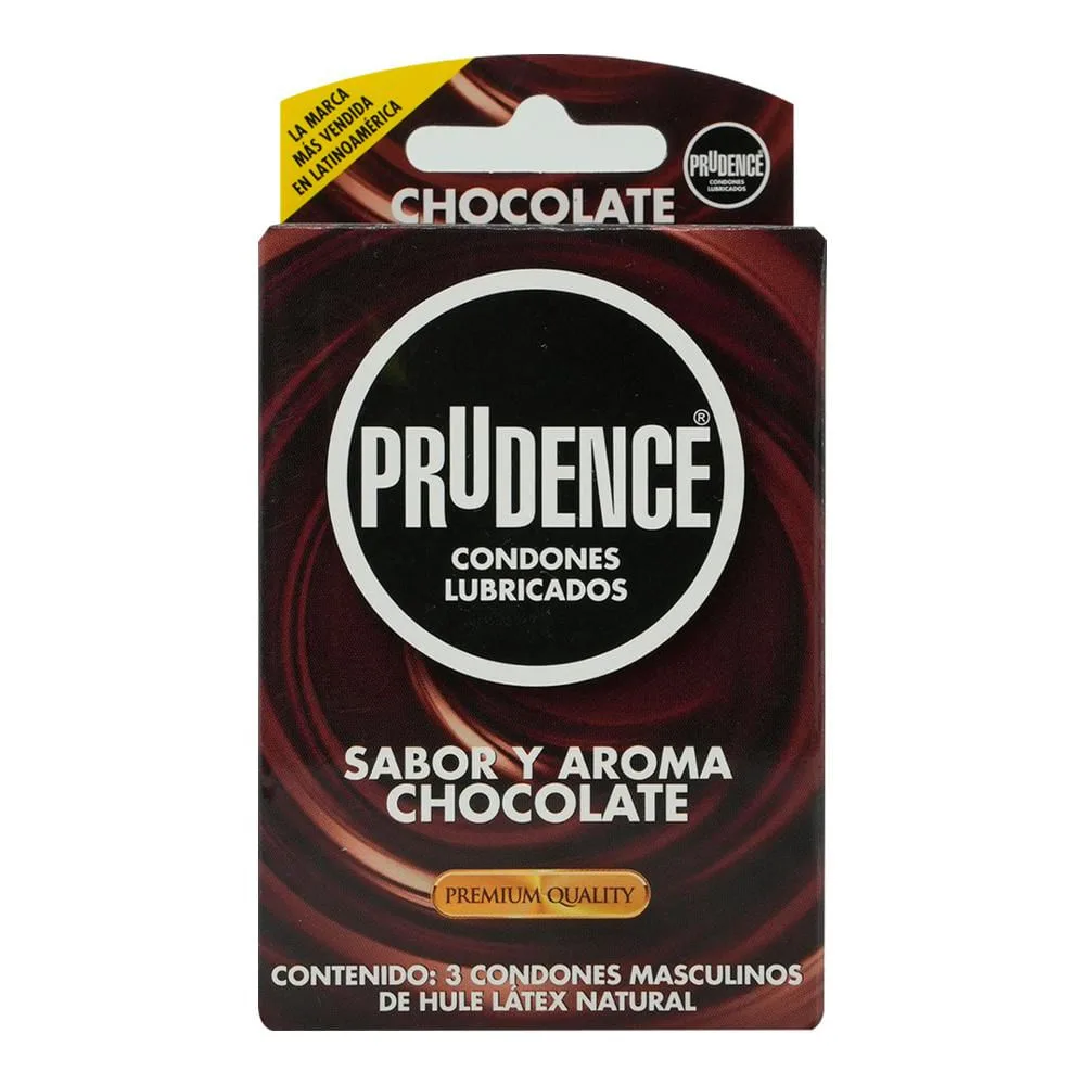 PRUDENCE CHOCOLATE CARTERA 3 CONDONES