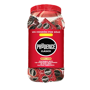 PRUDENCE CLASICO VITROLERO 100 CONDONES