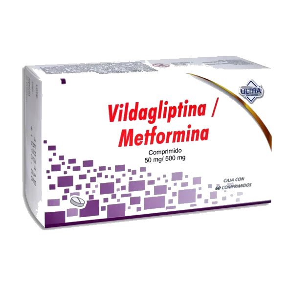 VILDAGLIPTINA METFOR 60 COMP 50MG/500MG