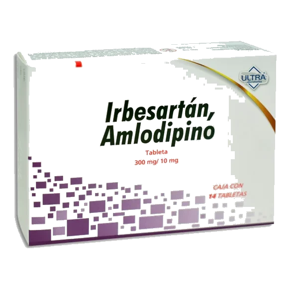 IRBESARTAN,AMLODIPINO 300/10MG ULTRA