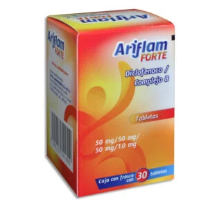 ARIFLAM FORTE(DICLOFENACO/COMP B)30TABS