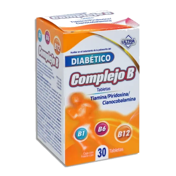 COMPLEJO B DIABETICO 30 TAB 100/5/0.05