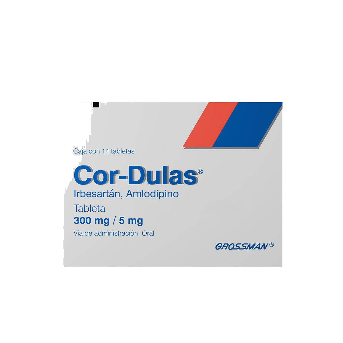 COR-DULAS 14 TAB 300 MG/5 MG