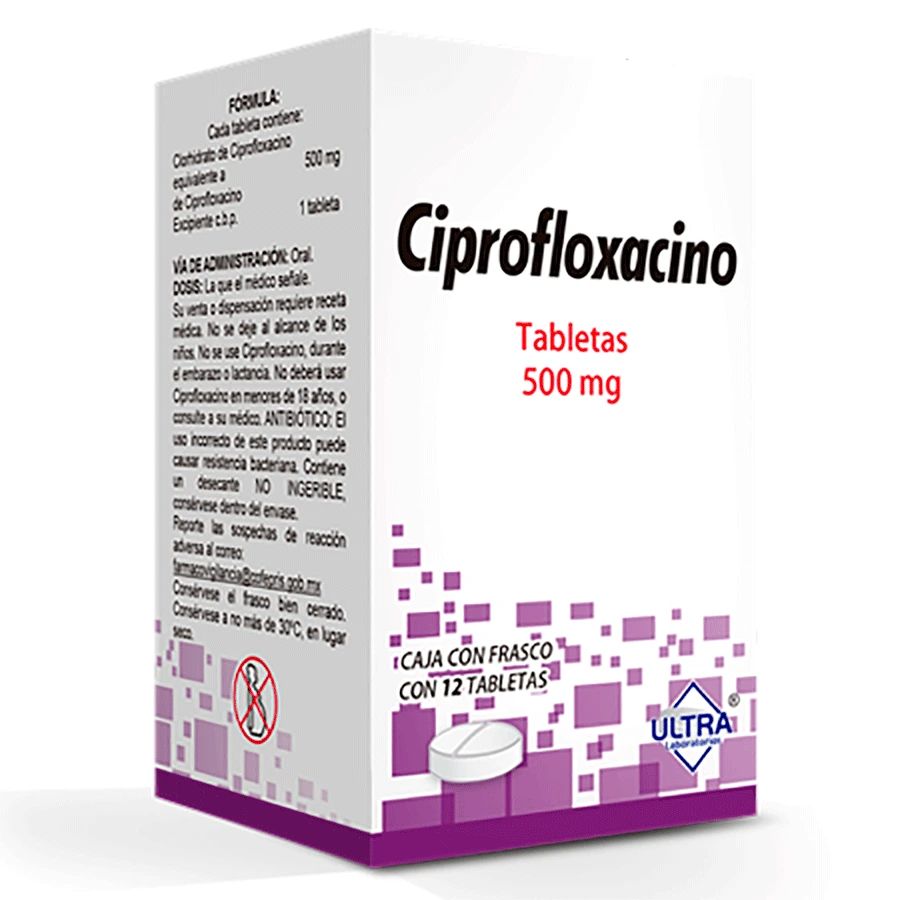 CIPROFLOXACINO 500MG (PROFLUXOL) 12TABS