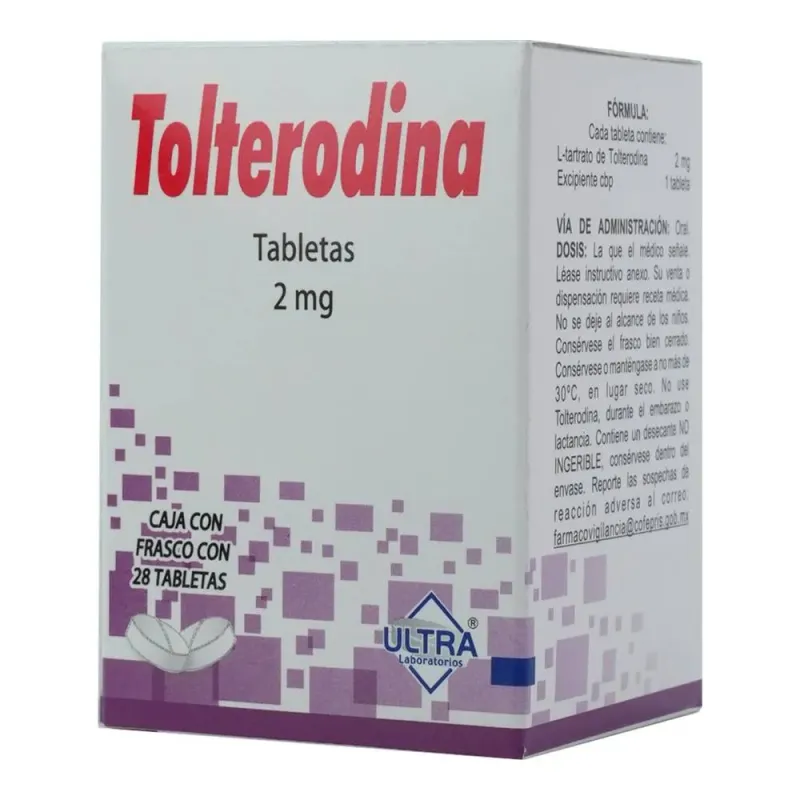 TOLTERODINA 2MG (UROTROL) 28TABS