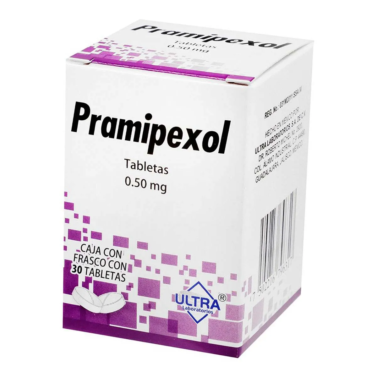 PRAMIPEXOL 500MCG ULTRA