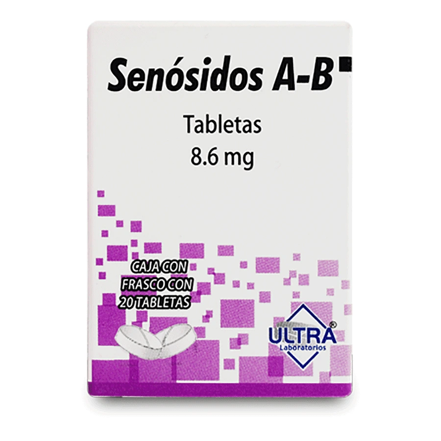 Senósidos A-B 8.6 Mg 20 Tabletas Genérico Ultra Lab