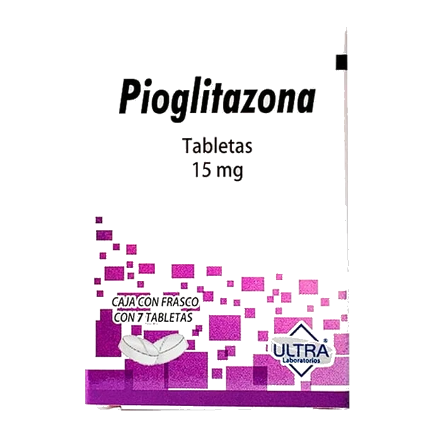PIOGLITAZONA 15MG (MOPRO-D) 7TABS