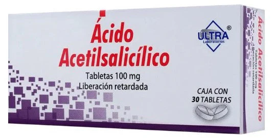 ACIDO ACETILSALICILICO 100MG 30TABS