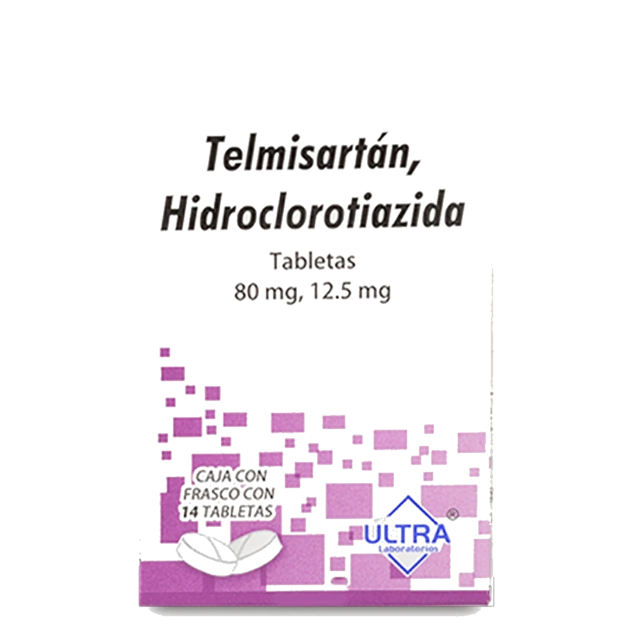 TELMISARTAN/HIDROCLOR 80MG/12.5MG 14TABS