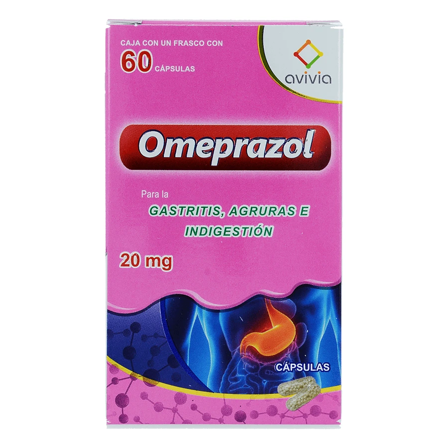 OMEPRAZOL 20 MG FCO 60 CAPS LGEN