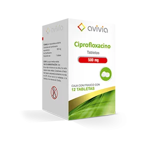 CIPROFLOXACINO 500MG AVIVIA
