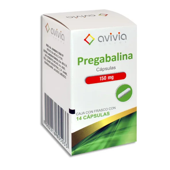 PREGABALINA 14 CAP 150 MG