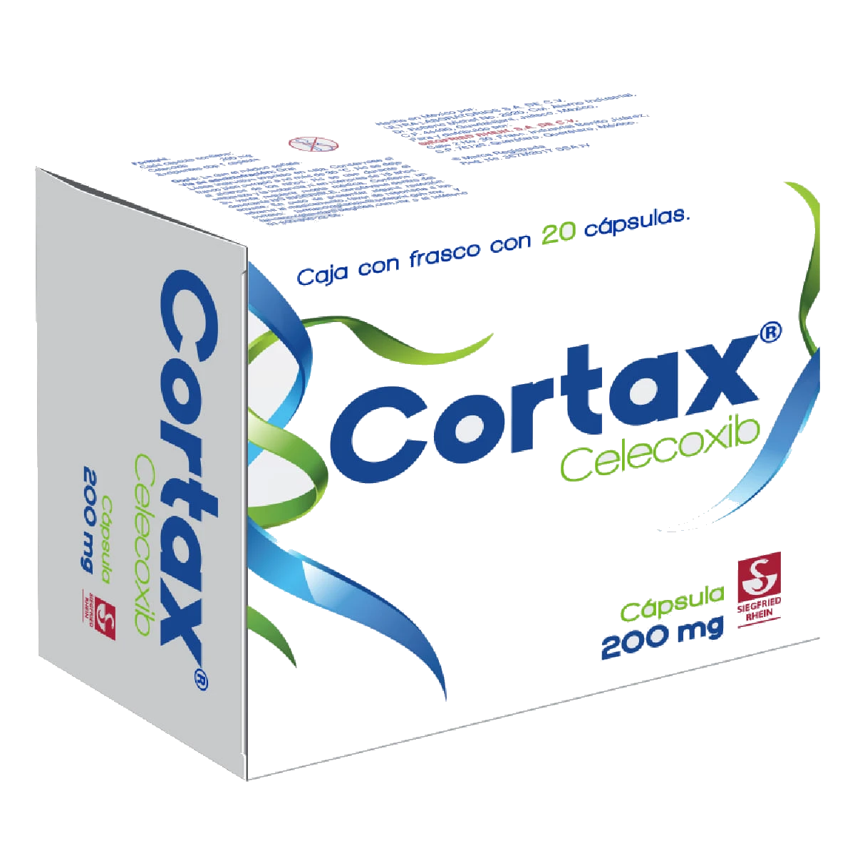 Cortax 200 Mg 20 Cápsulas
