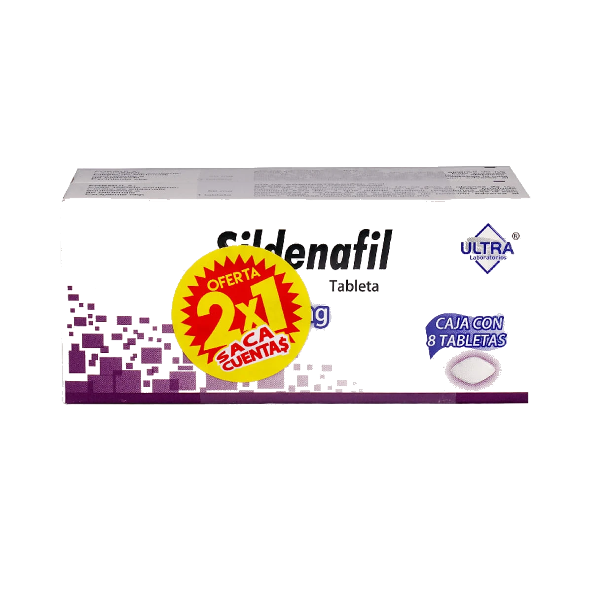 SILDENAFIL 2X1 8 TAB 50 MG
