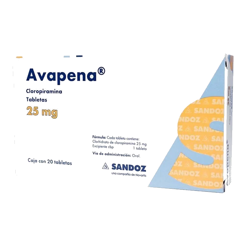 AVAPENA 25MG. TAB. C/20 *SAN*