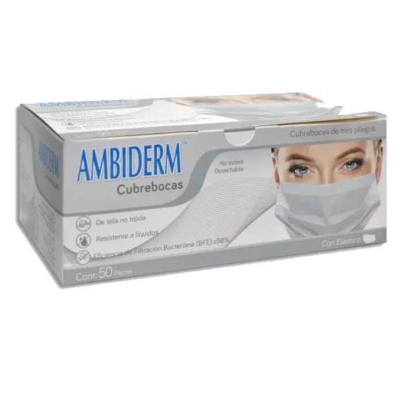 CUBREBOCA AMBIDERM BLANCO