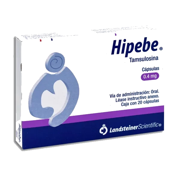 HIPEBE (TAMSULOSINA 0.4MG) 20CAPS