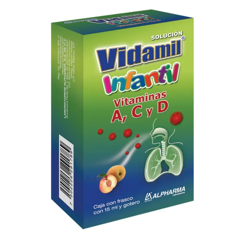 VIDAMIL INF FCO GOT 15 ML SOL