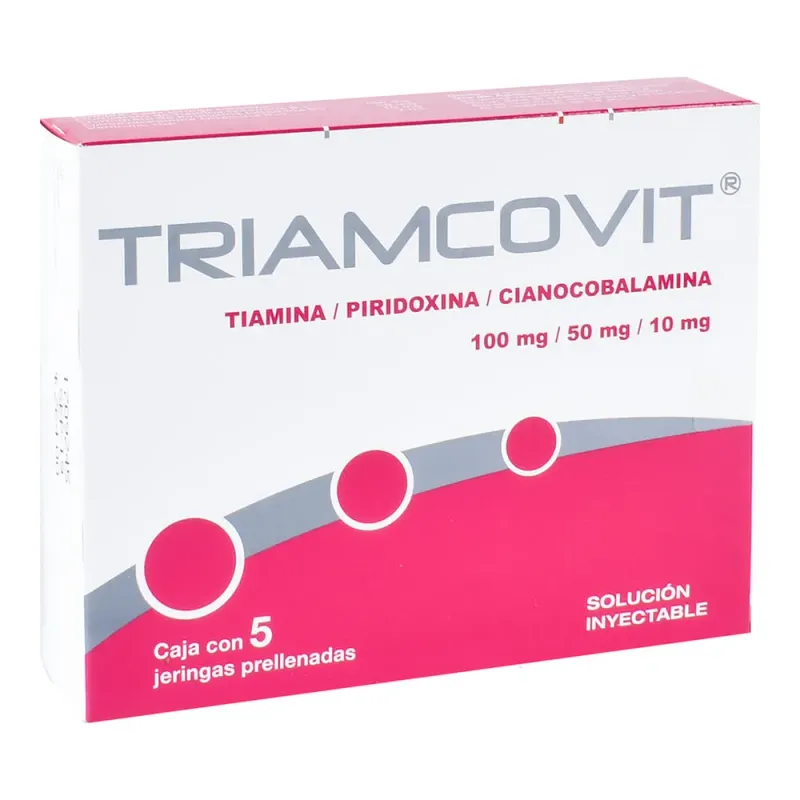 TRIAMCOVIT 5 AMP 100MG/50MG/10MG