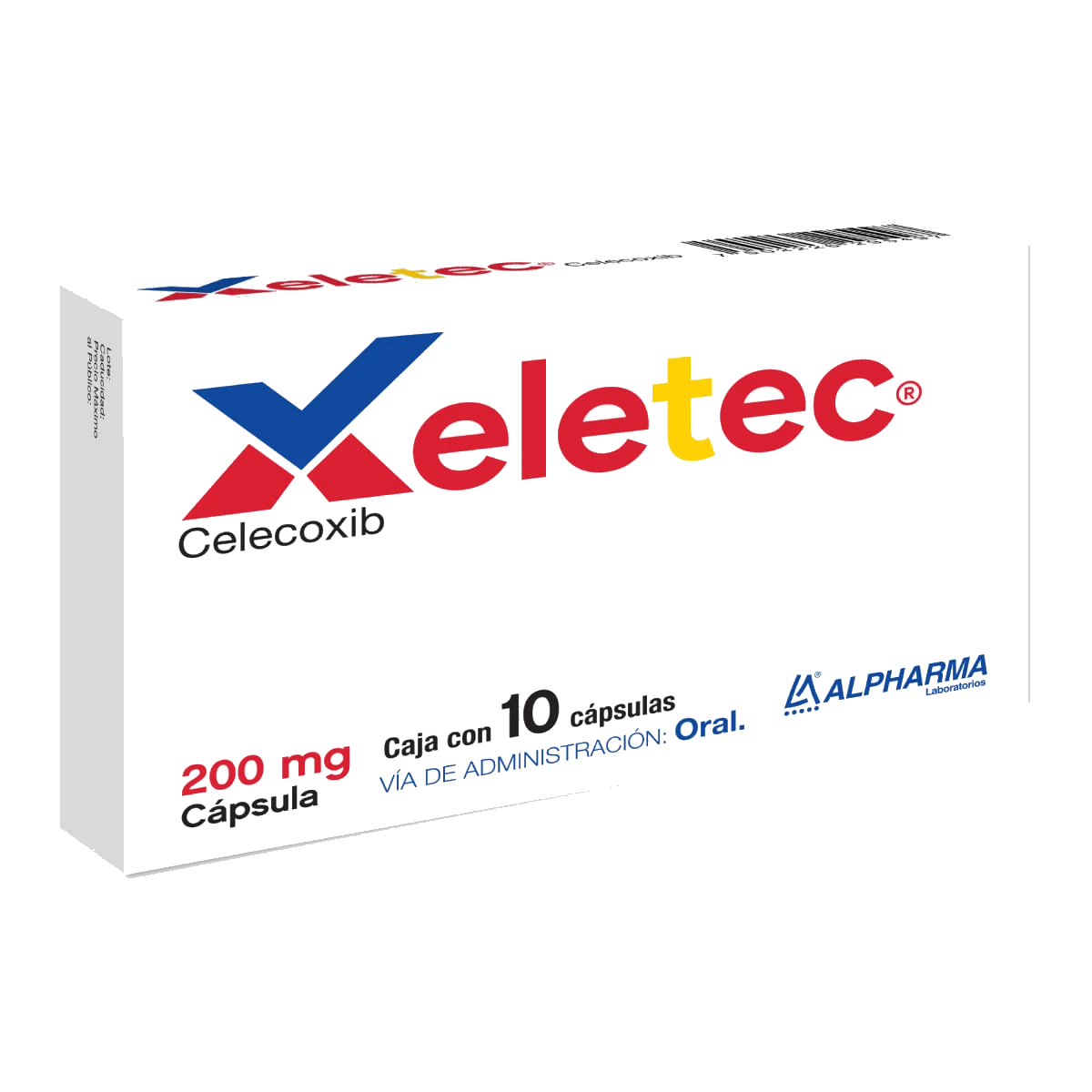Xeletec 200 Mg 10 Cápsulas