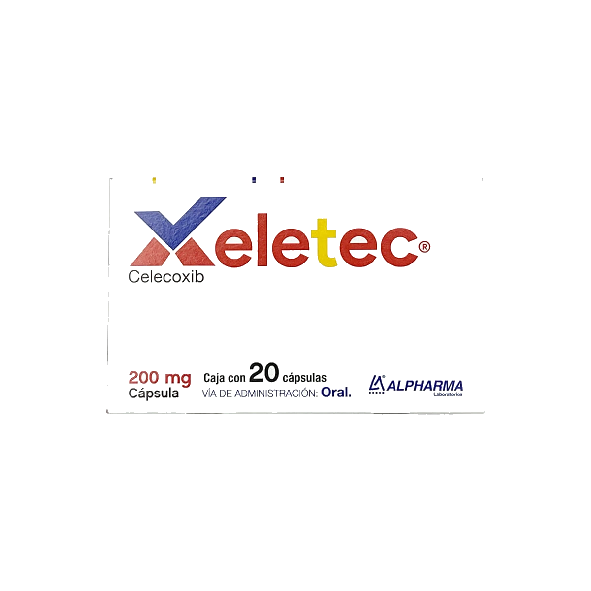 Xeletec 200 Mg 20 Cápsulas