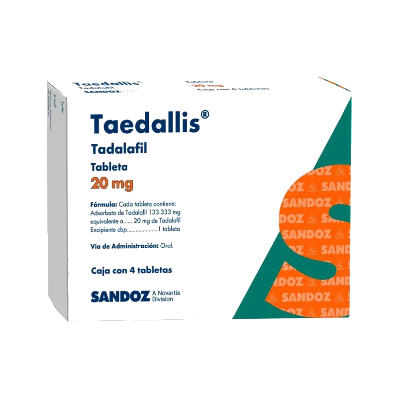 TADALAFIL 4 TAB 20 MG