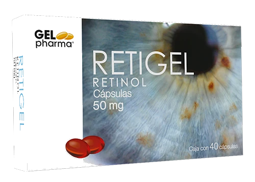 RETIGEL A (VITAMINA A 50MG) 40CAPS