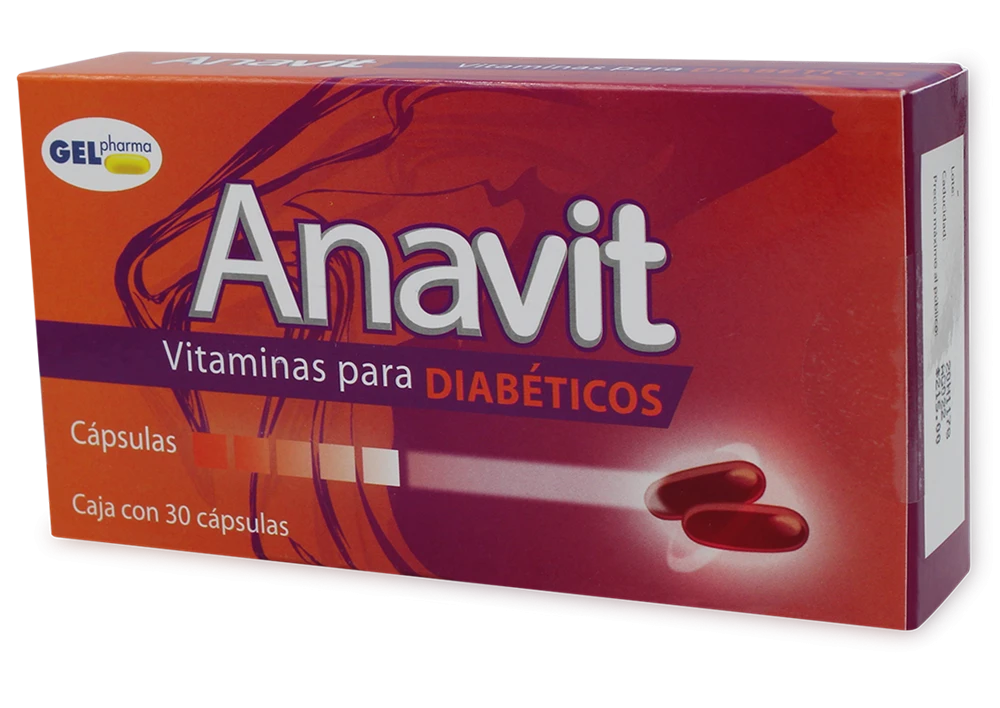ANAVIT(VITAMINAS PARA DIABETICOS)30CAPS
