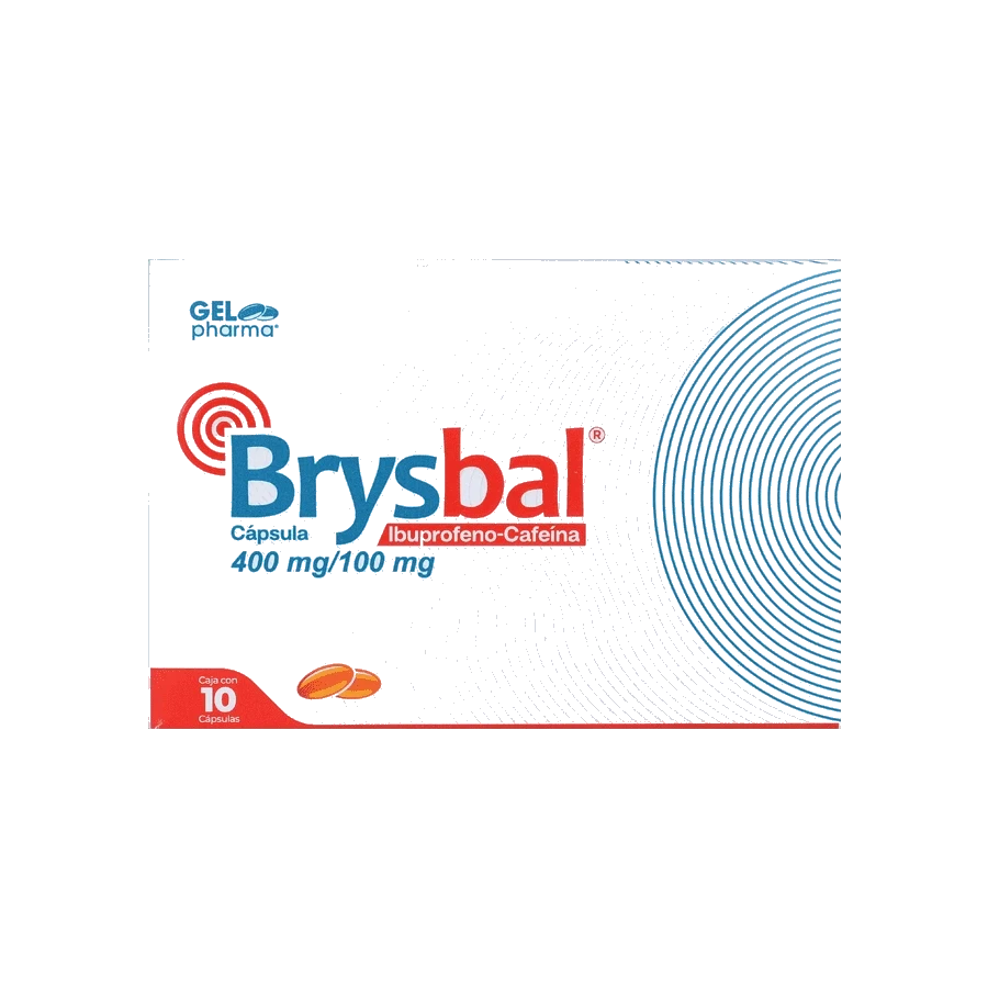 BRYSBAL 10 CAPS 400/100 MG
