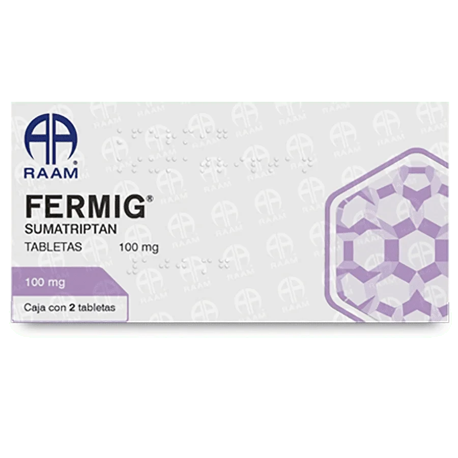 FERMIG (SUMATRIPTAN 100MG) 2TABS