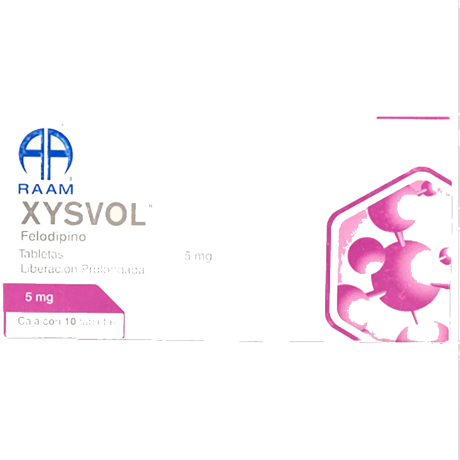 XYSVOL (FELODIPINO 5MG) 10TABS